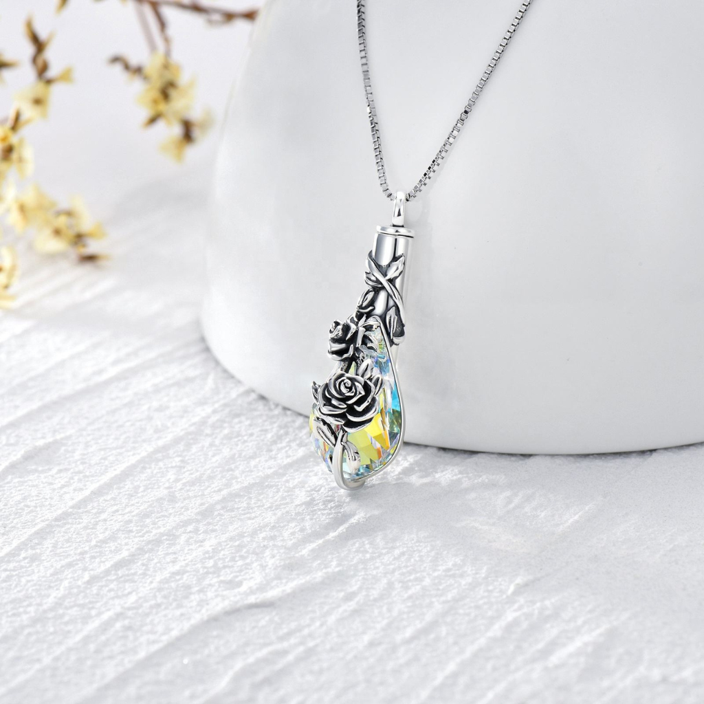 Floral Legacy Cremation Necklace