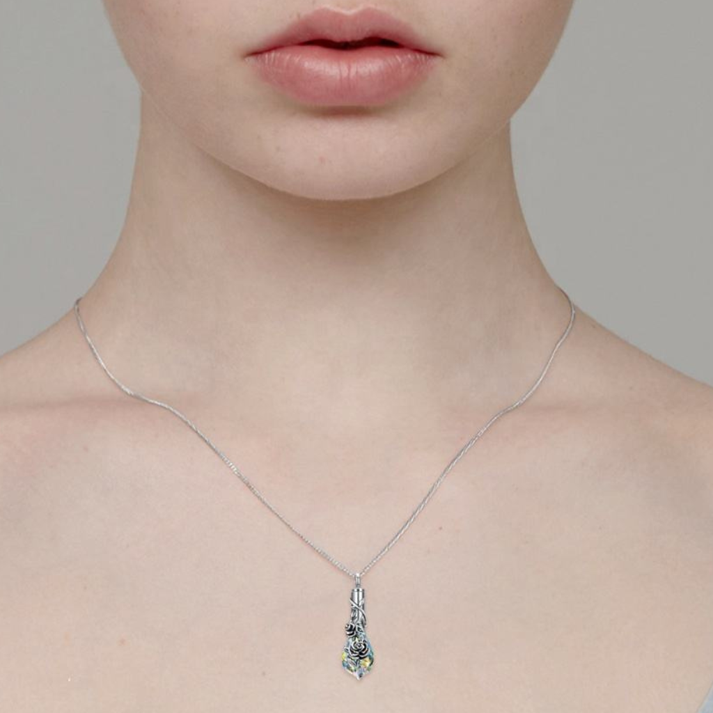 Floral Legacy Cremation Necklace