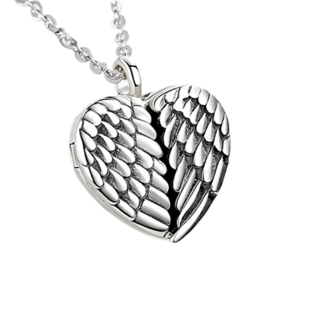 Angelic Heart Cremation Locket