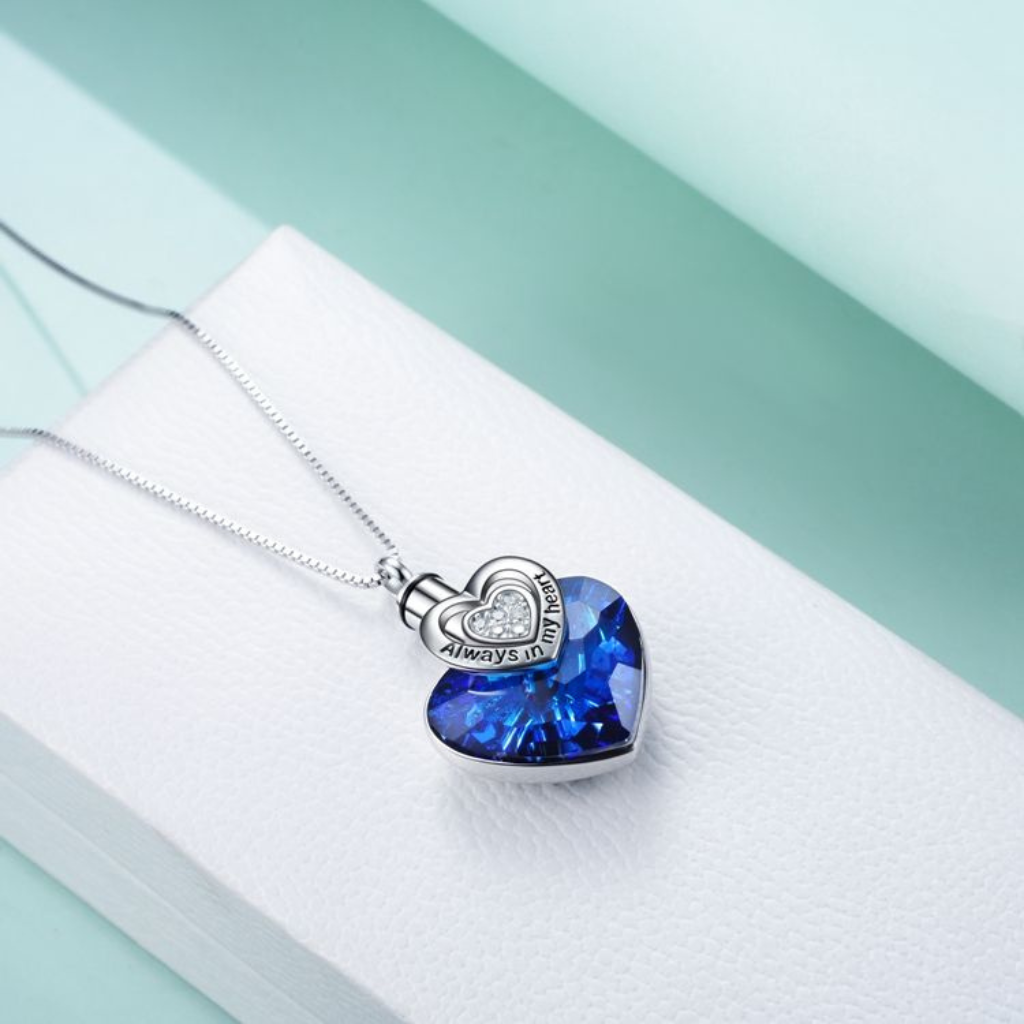 Sapphire Remembrance Cremation Pendant
