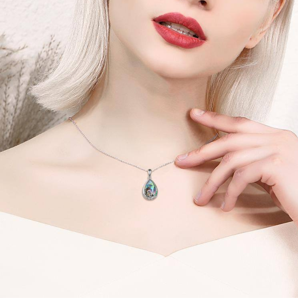 Aurora Opal Cremation Pendant