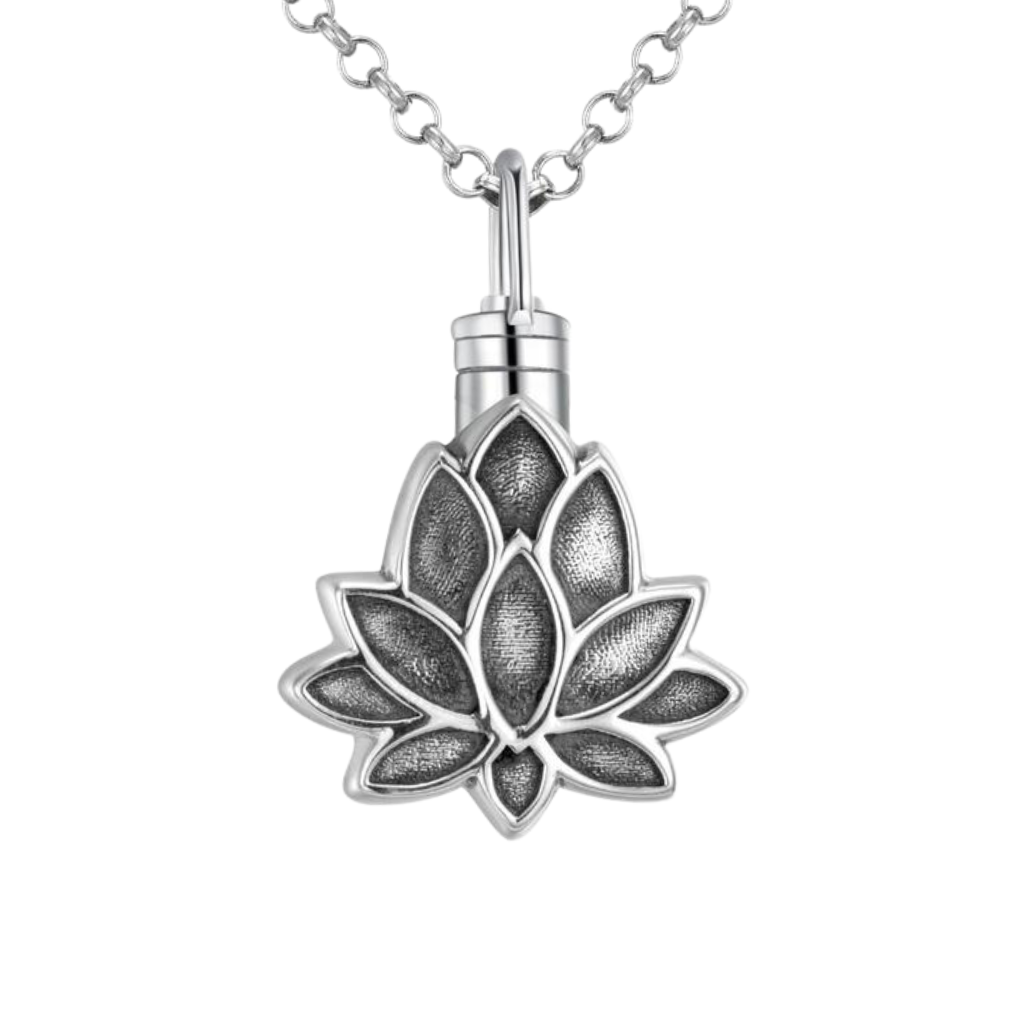 Lotus Light Cremation Necklace
