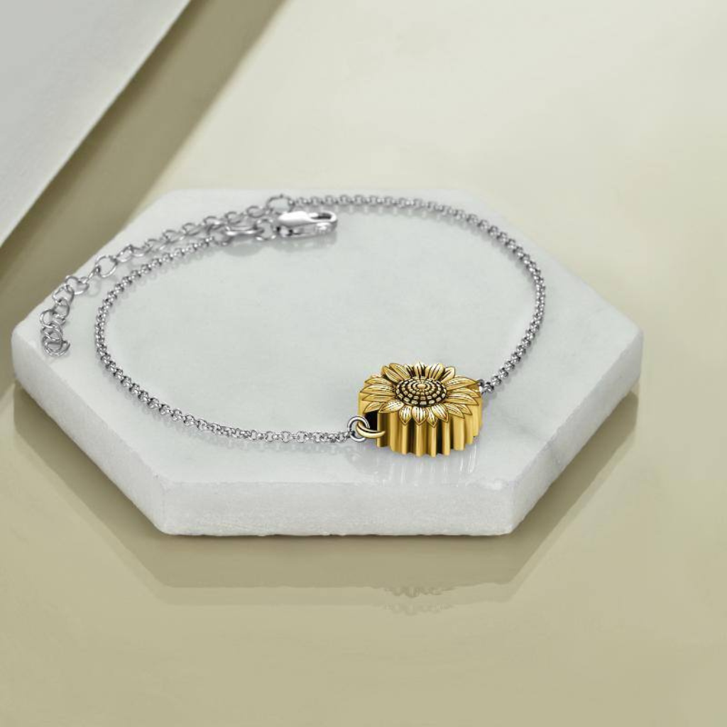 Sunflower Meadows Cremation Bracelet