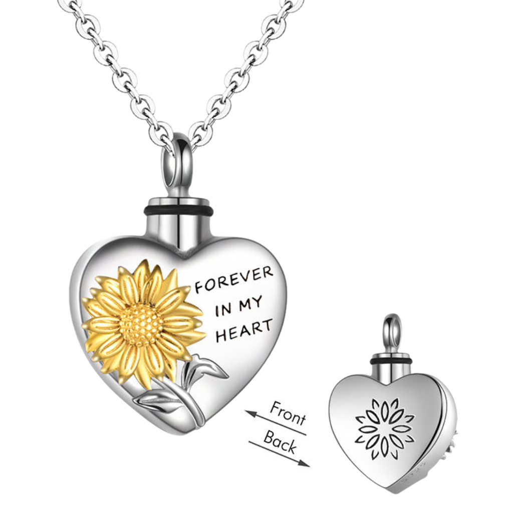 Golden Rays Cremation Necklace