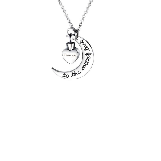 Moonlit Remembrance Cremation Pendant