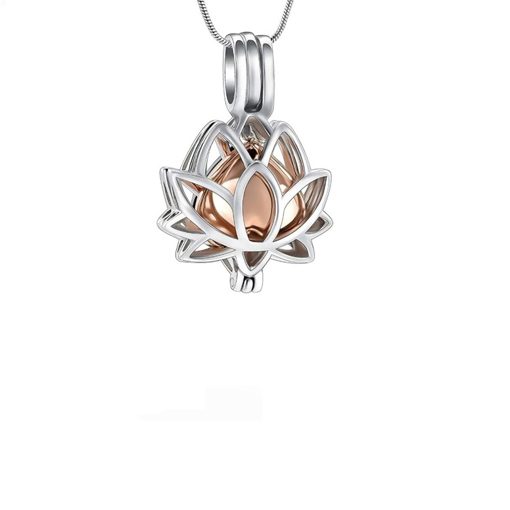 Lotus Calm Cremation Pendant