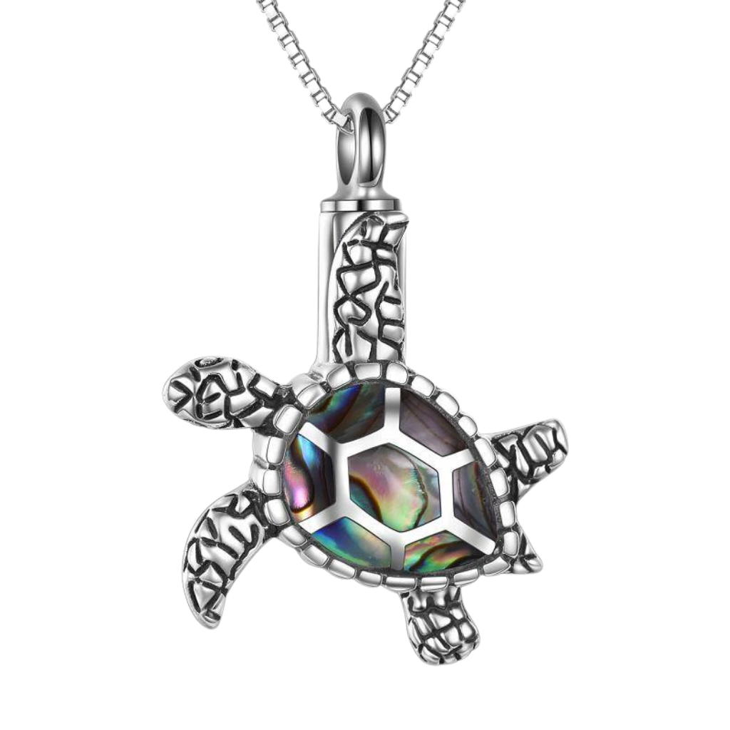 Turtle Cremation Necklace