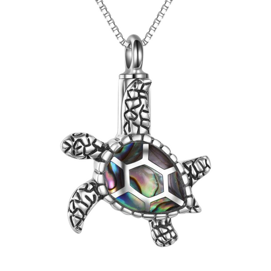 Turtle Cremation Necklace