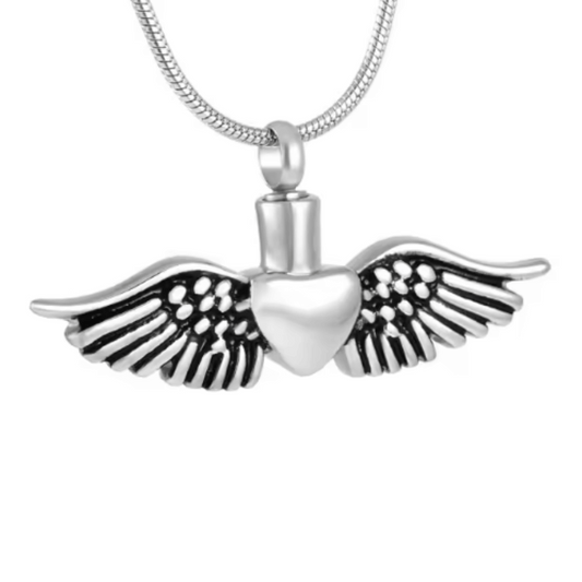 Cupids Embrace Cremation Necklace