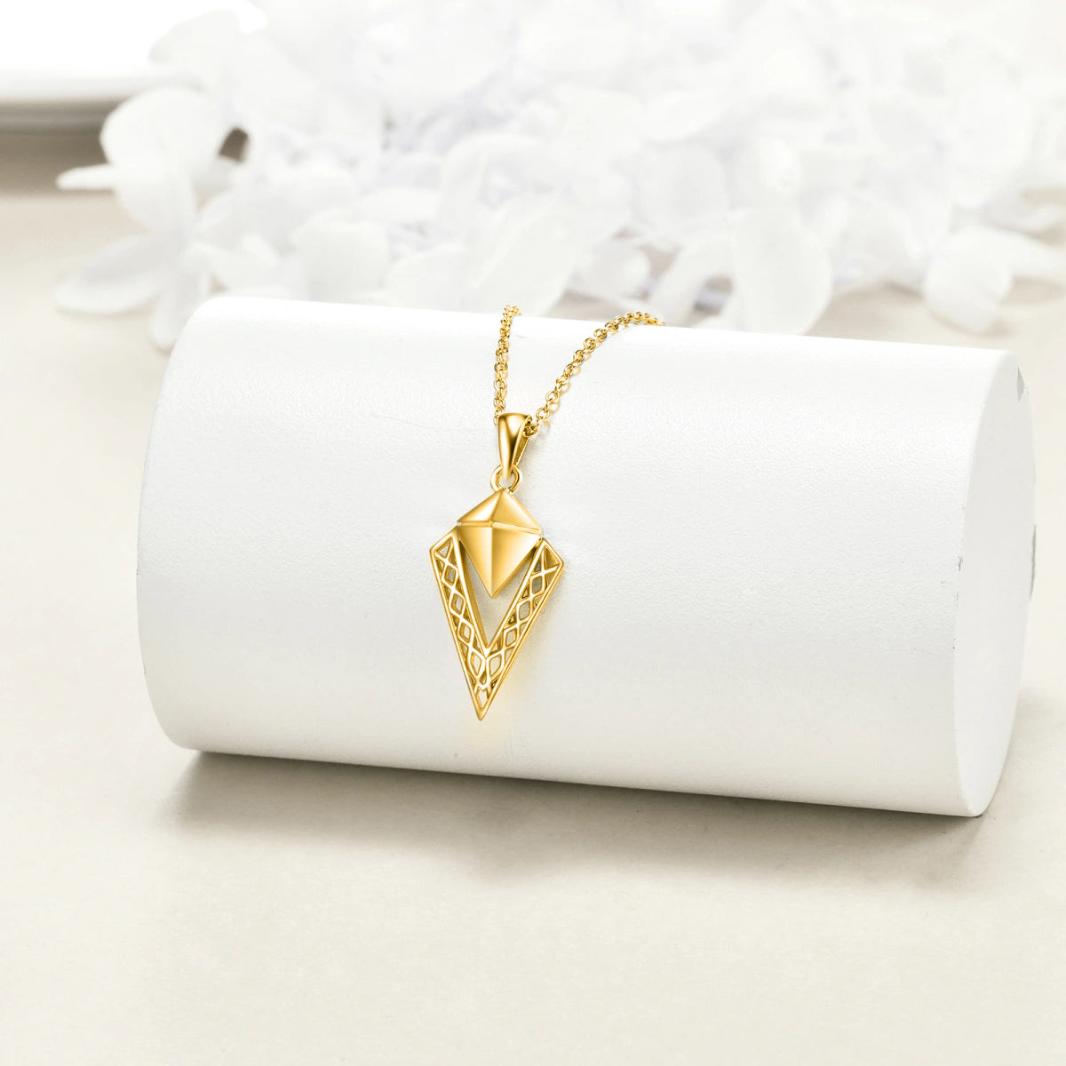 Infinite Love Gold Vermeil Cremation Pendant