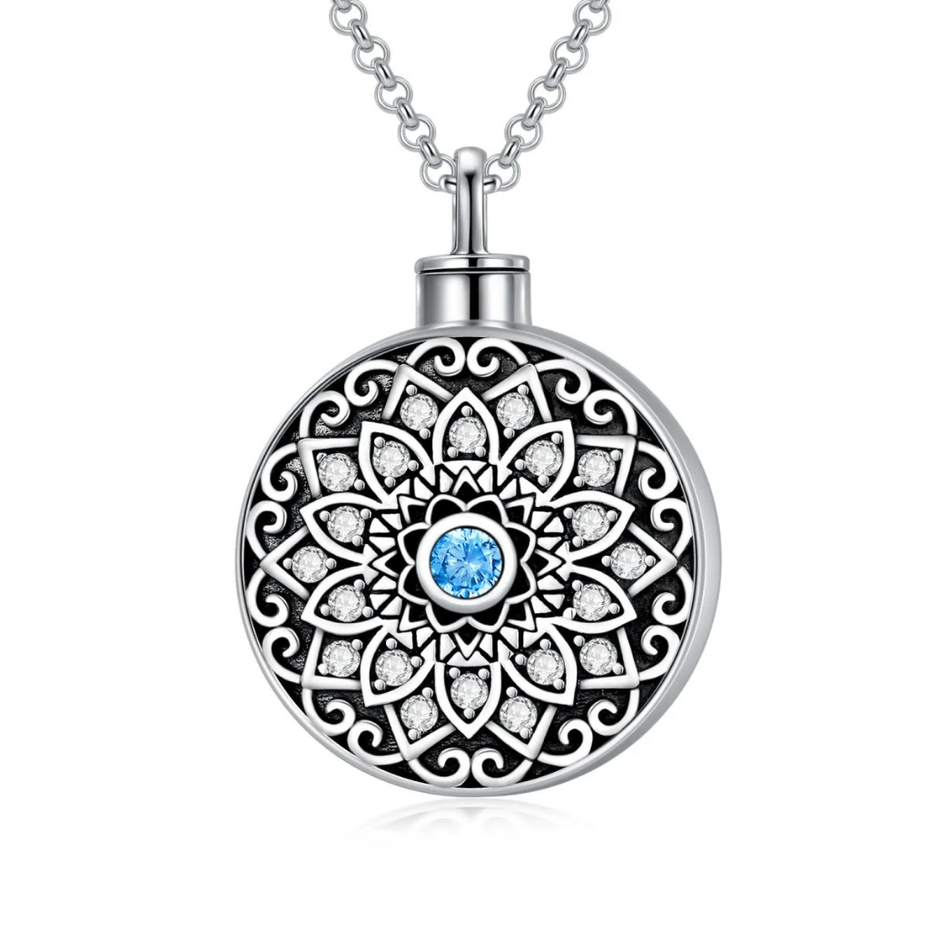 Mandala Radiance Cremation Necklace