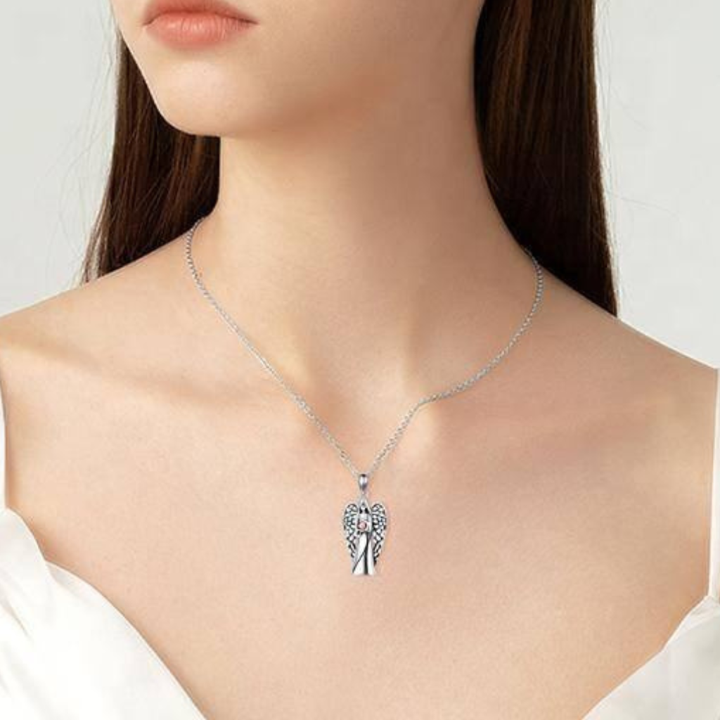 Mother Mary Cremation Necklace