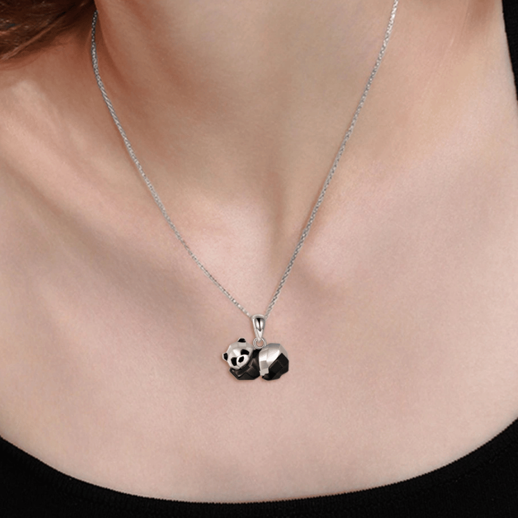 Gentle Panda Cremation Pendant