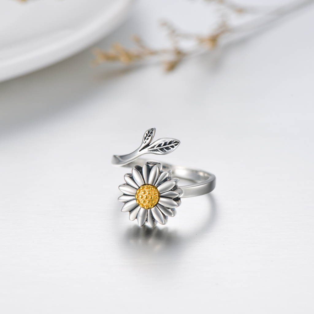 Sunflower Cremation Ring