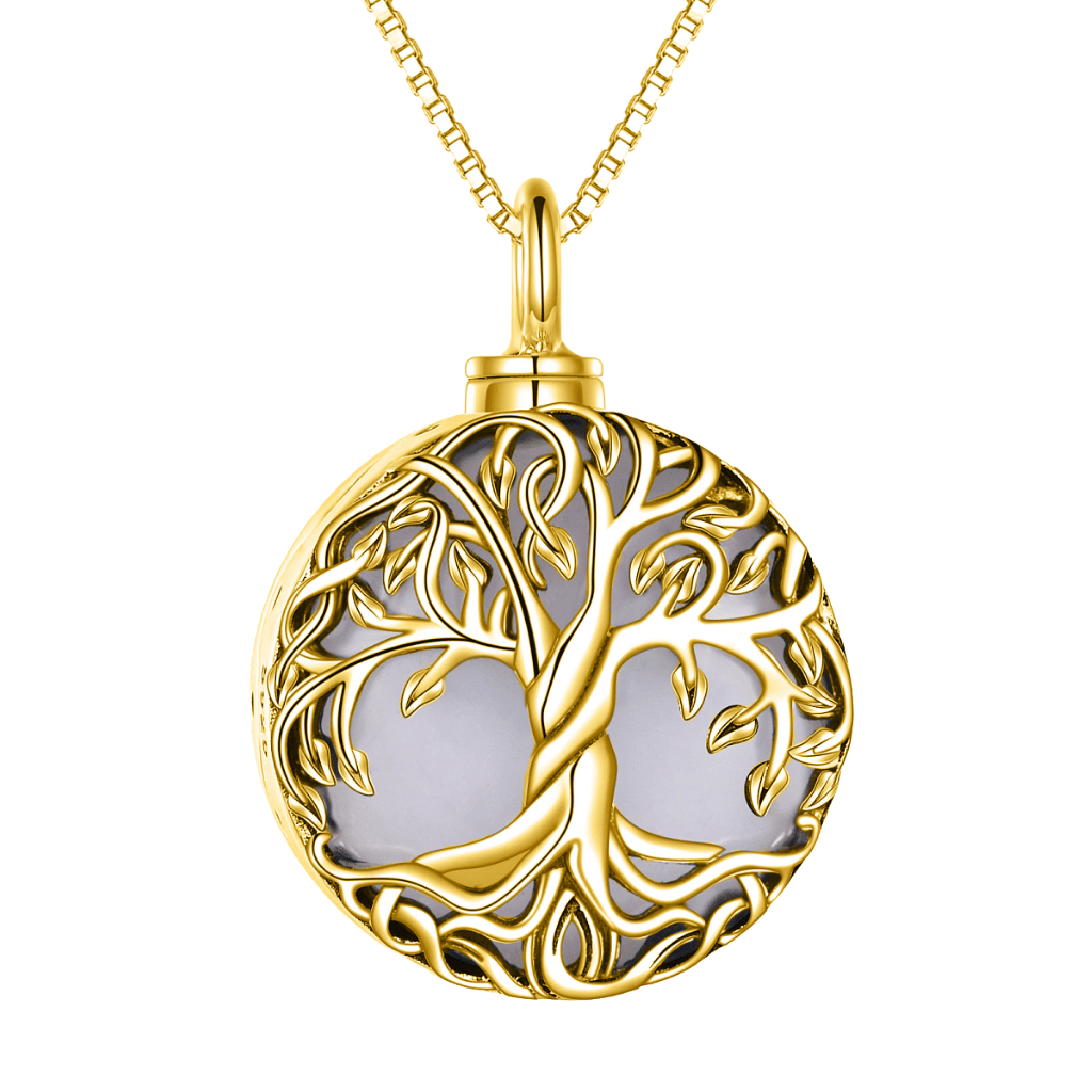 Tree Of Life Vermeil Cremation Pendant