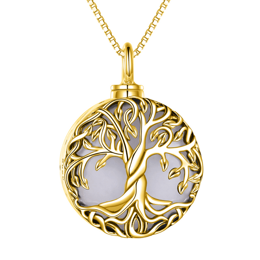 Tree Of Life Vermeil Cremation Pendant