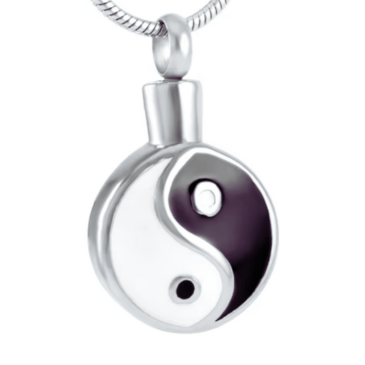 Yin Yang Harmony Cremation Necklace