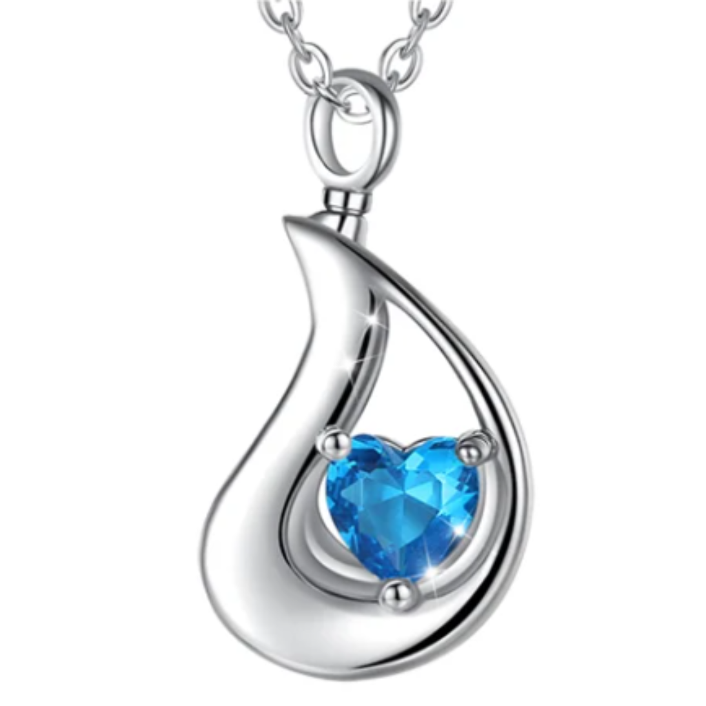 Aqua Serenity Cremation Jewellery