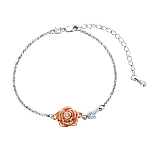 Rose Remembrance Cremation Bracelet