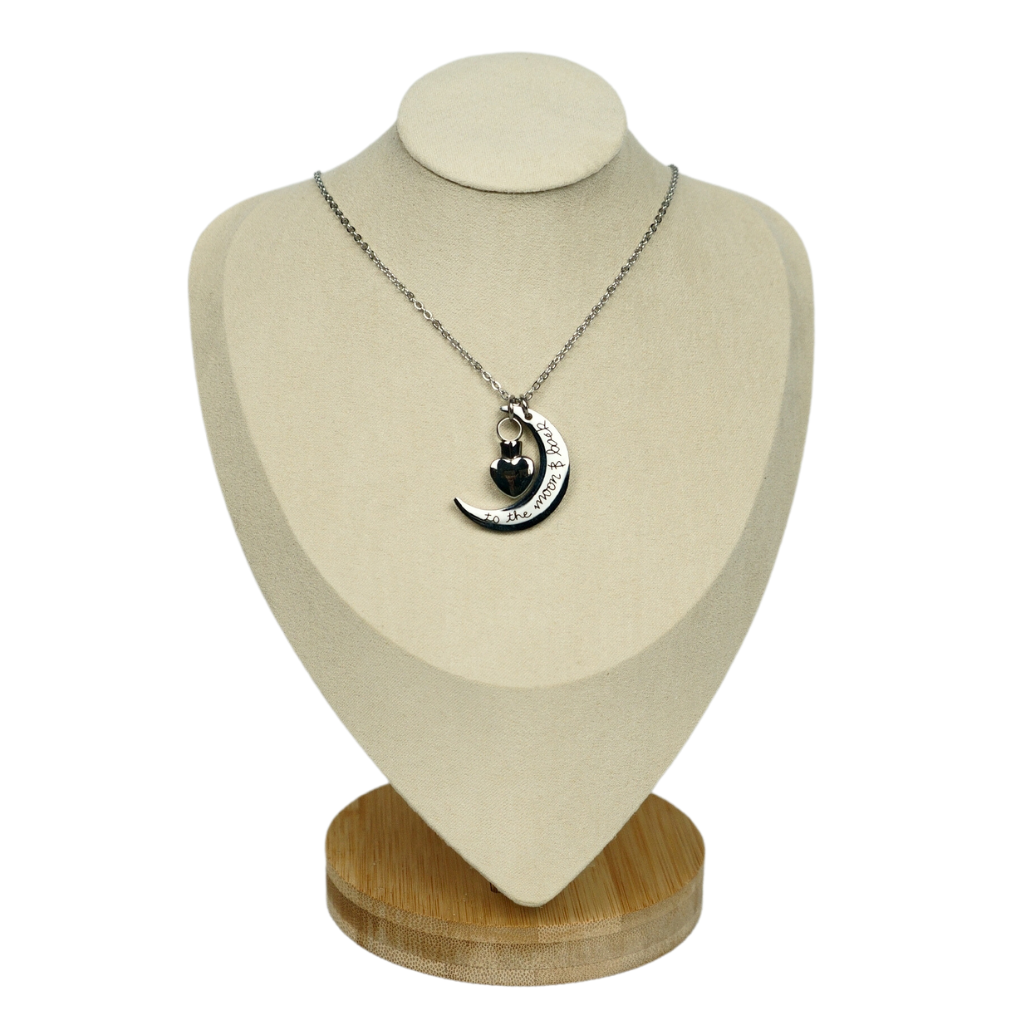 To-The-Moon-And-Back-Memorial-Pendant-Cremation-Jewellery-On-Bust