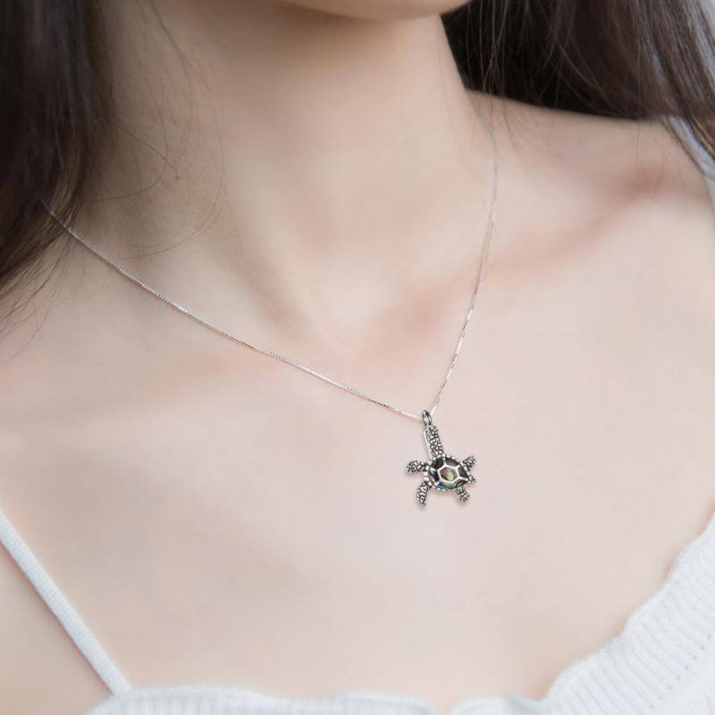 Turtle Comfort Cremation Necklace